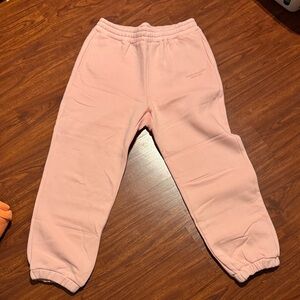 Comfort pastel edit pink sweatpants size XL with pockets
